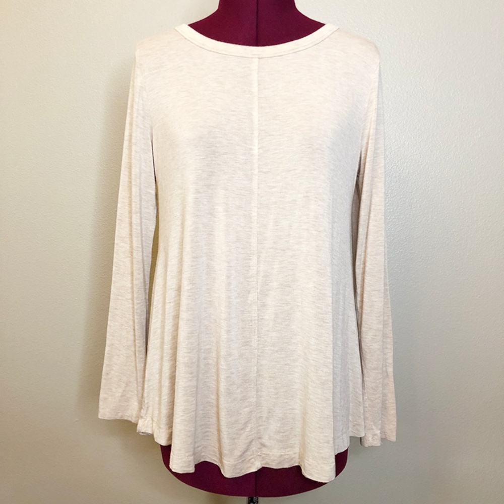 Cupio | Viscose Long Sleeve Draped Lounge Tee